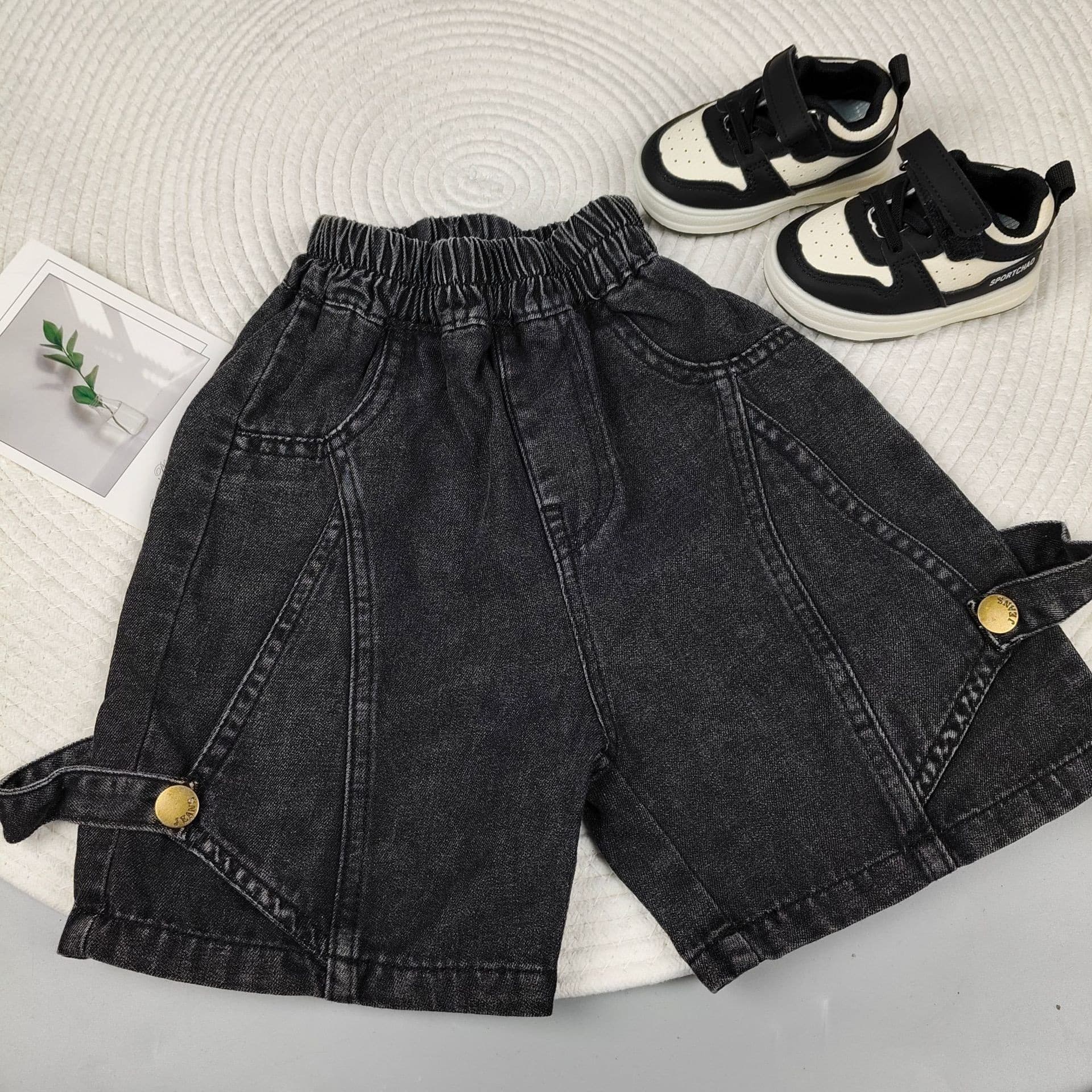 Boys' Denim Shorts, New Summer Style for Kids, Toddler and Young Boys' Pants, Korean Version Children's Shorts