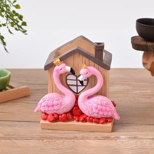 Teacher's Day Gift for Male and Female Students Birthday Gift Flamingo Pencil Holder Creative Student Desk Decoration Ornament