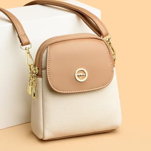 Export Phone Bag 2024 New Soft Leather Small Bag, Versatile Crossbody Bag, Women's Shoulder Bag, Trendy Small Square Bag
