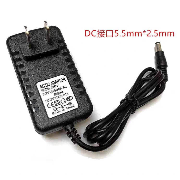 12.6V 2A Lithium Battery Smart Charger, 1A for Electric Drill, 12V Polymer 18650 Battery Pack Charger