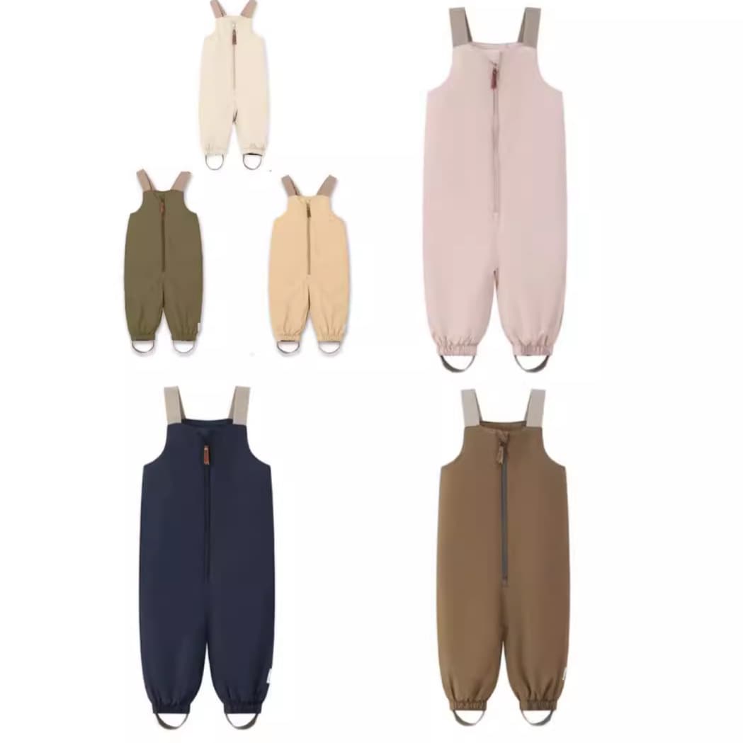 Children's Ski Pants 2024 Autumn/Winter New Nordic High-End Boys and Girls High Quality - Zipper Baby Bib Overalls