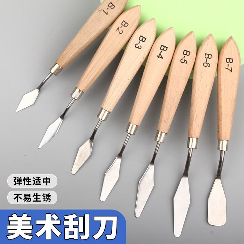 Wholesale Oil Painting Palette Knife, Scraper, Art Acrylic Gouache Paint Spatula, Pick Knife, Painting Knife