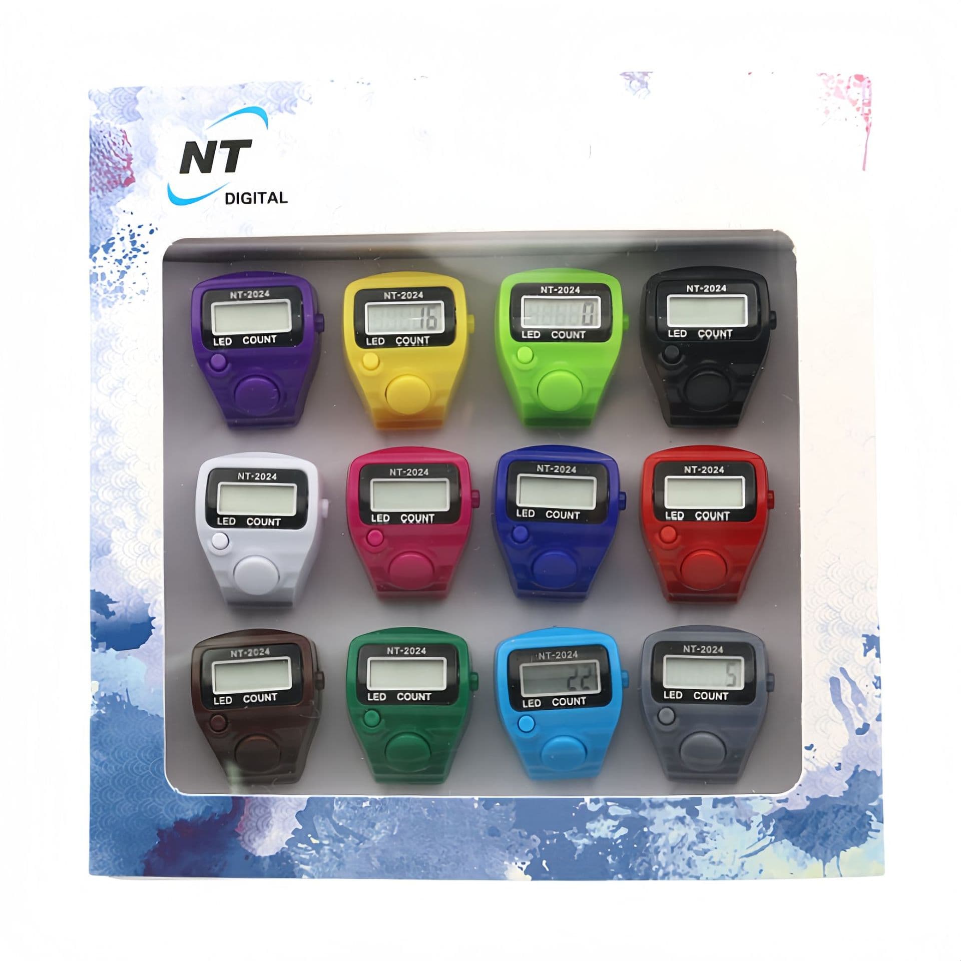 2024 LED Ring Universal Size Electronic Counter, Factory Direct, Bulk Stock for Export