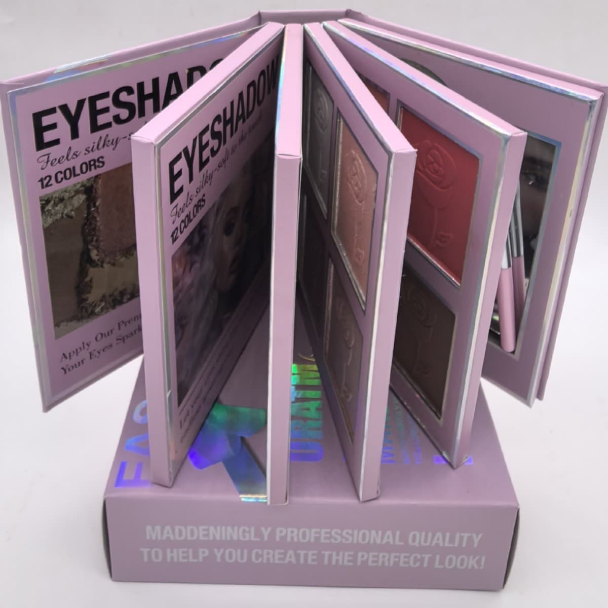 Cross-border foreign trade 5-layer colorful fashion makeup book, eyeshadow, highlighter, blush, contouring all in one
