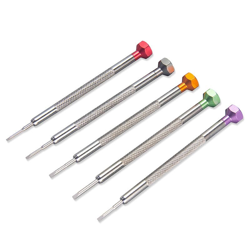 Colored cross screwdriver screwdriver watch glasses slotted screwdriver small cross screwdriver repair tool