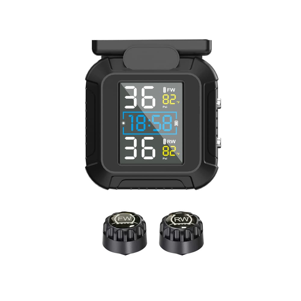 MT20 Cross-border Motorcycle Tire Pressure Monitor, Electric Motorcycle Detector, External Wireless Tire Pressure Detection System