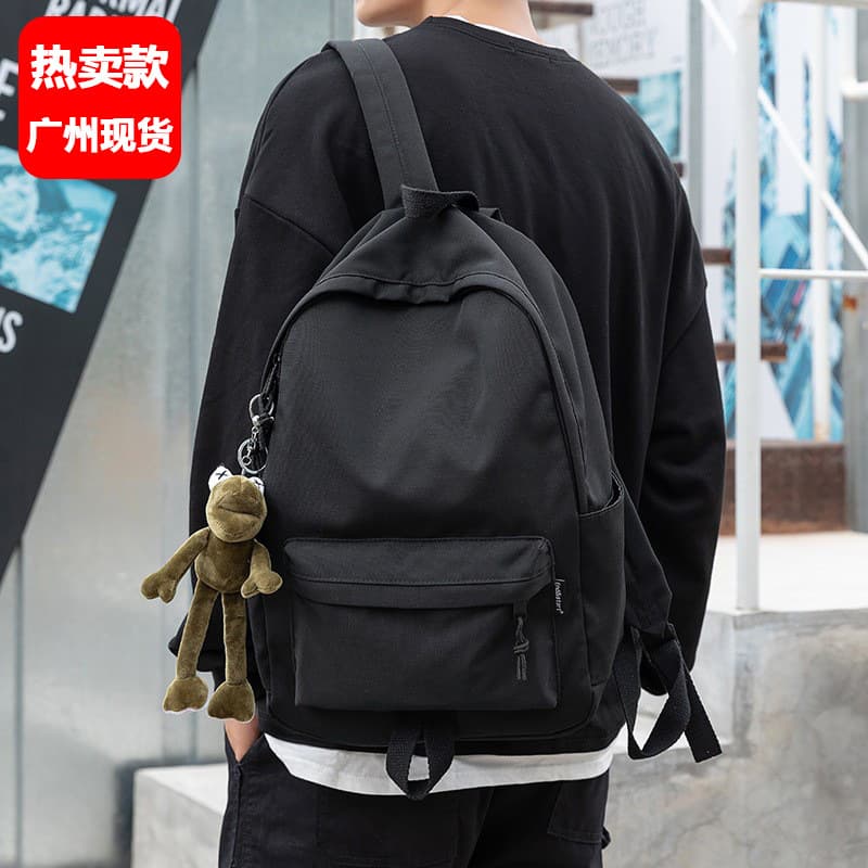 Middle School Student Backpack Men's Fashion Trend Junior High School College Style High School Student Daypack Japanese Style Laptop Backpack