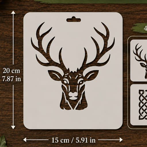 Cross-border template green forest elf pattern template graffiti template coloring tattoo template factory wholesale