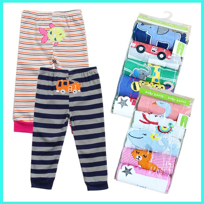Factory Wholesale Newborn Big PP Pants Cartoon Long Pants Children's Casual Harem Pants Spring and Summer Mosquito-Proof PP Pants Korean Style