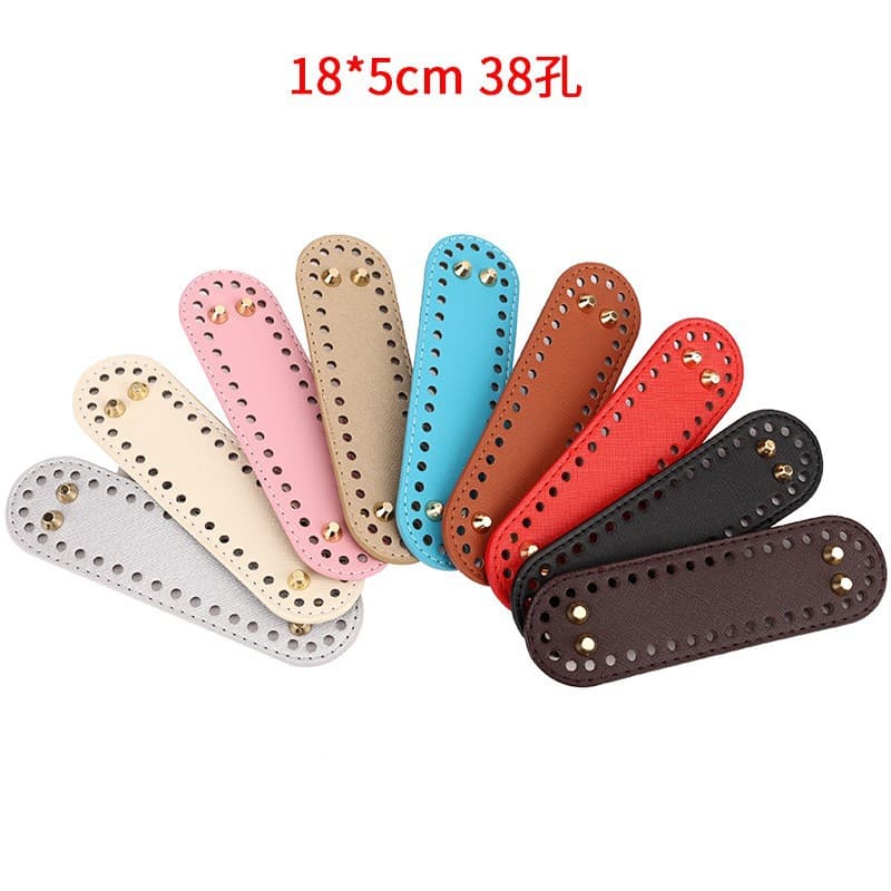 DIY Handwoven Bag Base: HyunA Material Kit Leather Base Plate 18x5, Ready Stock Wholesale