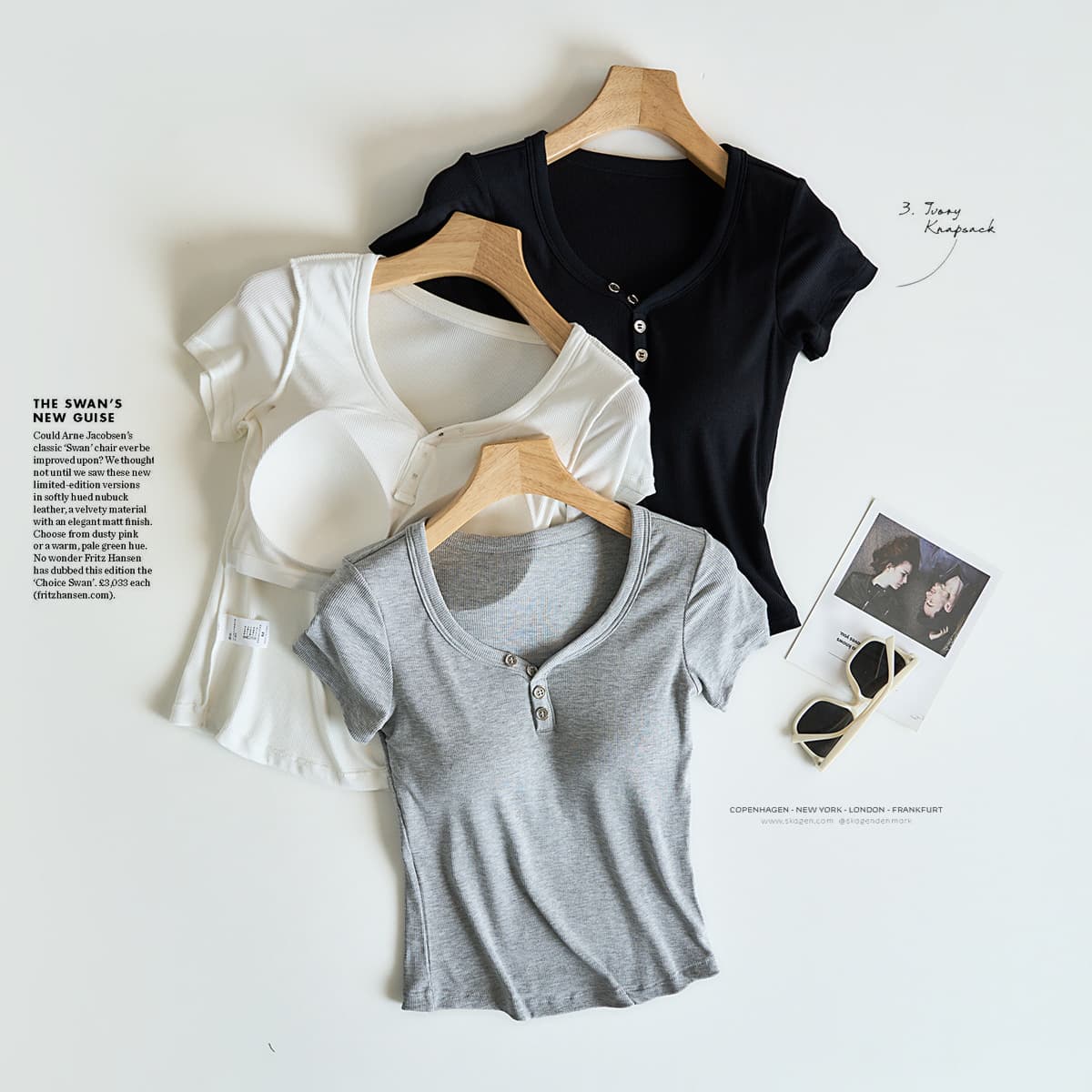 Women's Summer Thin Short-Sleeve Knit Top with Built-in Bra Pads, Slim Fit, Seamless Camisole T-Shirt