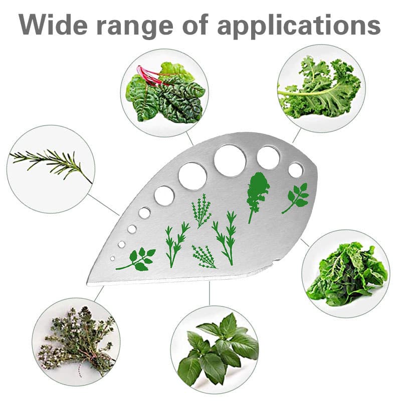 Manufacturer 9-Hole Vanilla Cutter Multi-Purpose Stainless Steel Herb Stripper Herb Cutter