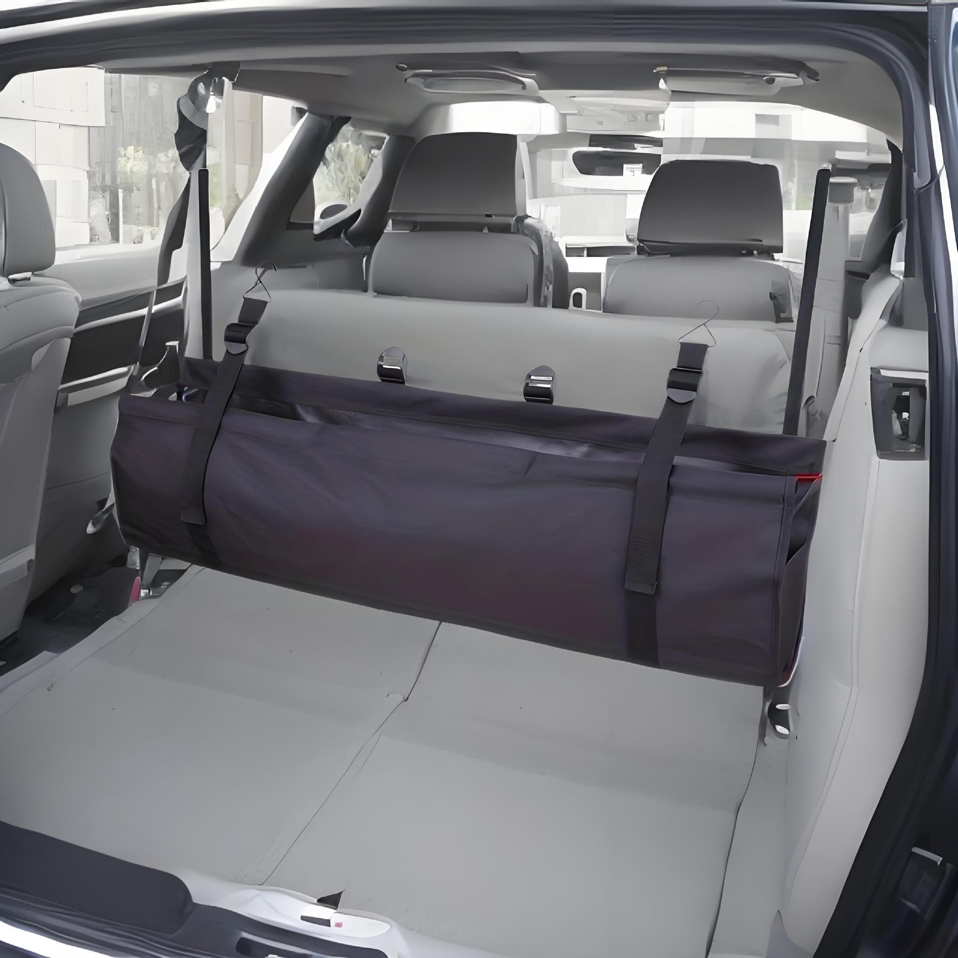Car Trunk Hanging Storage Bag for SUVs, MPVs, and Hatchbacks - No Installation Required Organizer Pouch