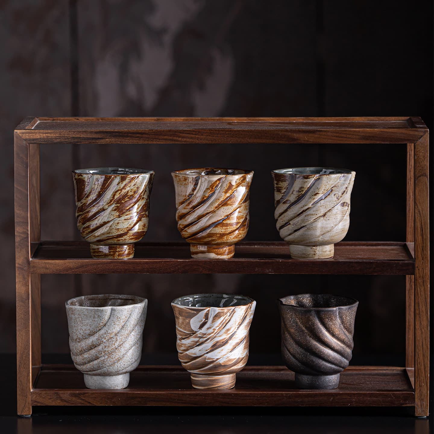 Retro Ceramic Coffee Cup High-Appearance Irregular Handy Cup Japanese Coarse Pottery Personal Cup Hotel Homestay Mouthwash Cup