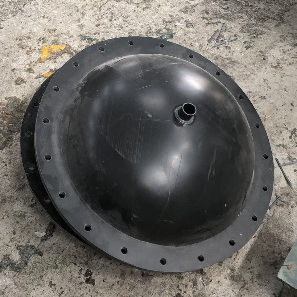 Custom-made PVC end caps and round caps in various models from manufacturers.