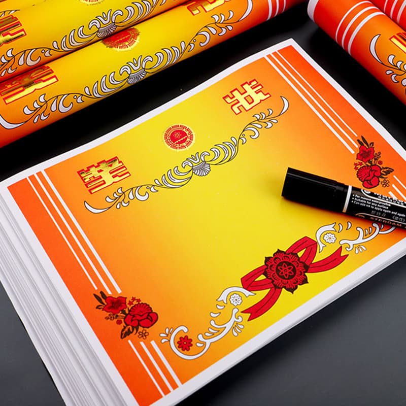2025 Wholesale Blank Awards, Double Glue Paper Commendation Letter, Creative Certificate, Kindergarten Elementary School Award Certificate, Training Class A4