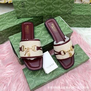 Metal Buckle G-House Women's Slippers, High-End Cross-Border Export to Africa, Versatile Flat Sandals for Women