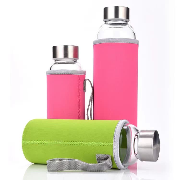 New Fashion High-Temperature Resistant Single-Layer Glass Cup for Outdoor Sports, Creative Large Capacity Glass Bottle Gift