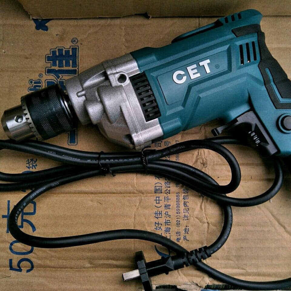 CET Electric Drill Plug-in Pistol Drill Hand Drill Electric Screwdriver Driver Drill Iron Wood