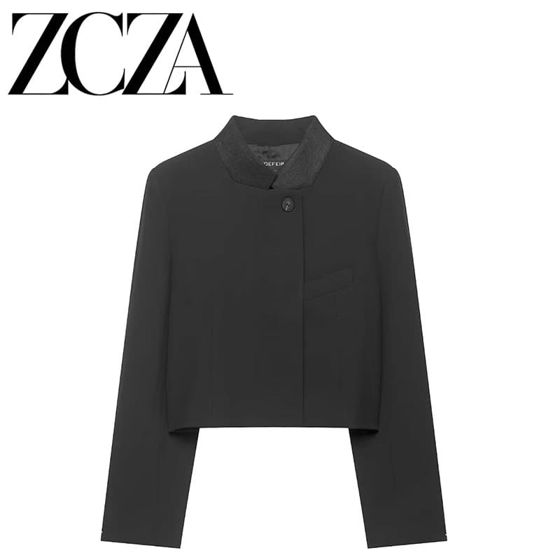 ZCZA homemade European and American style new women's clothing fashion versatile simple short suit jacket 7019570