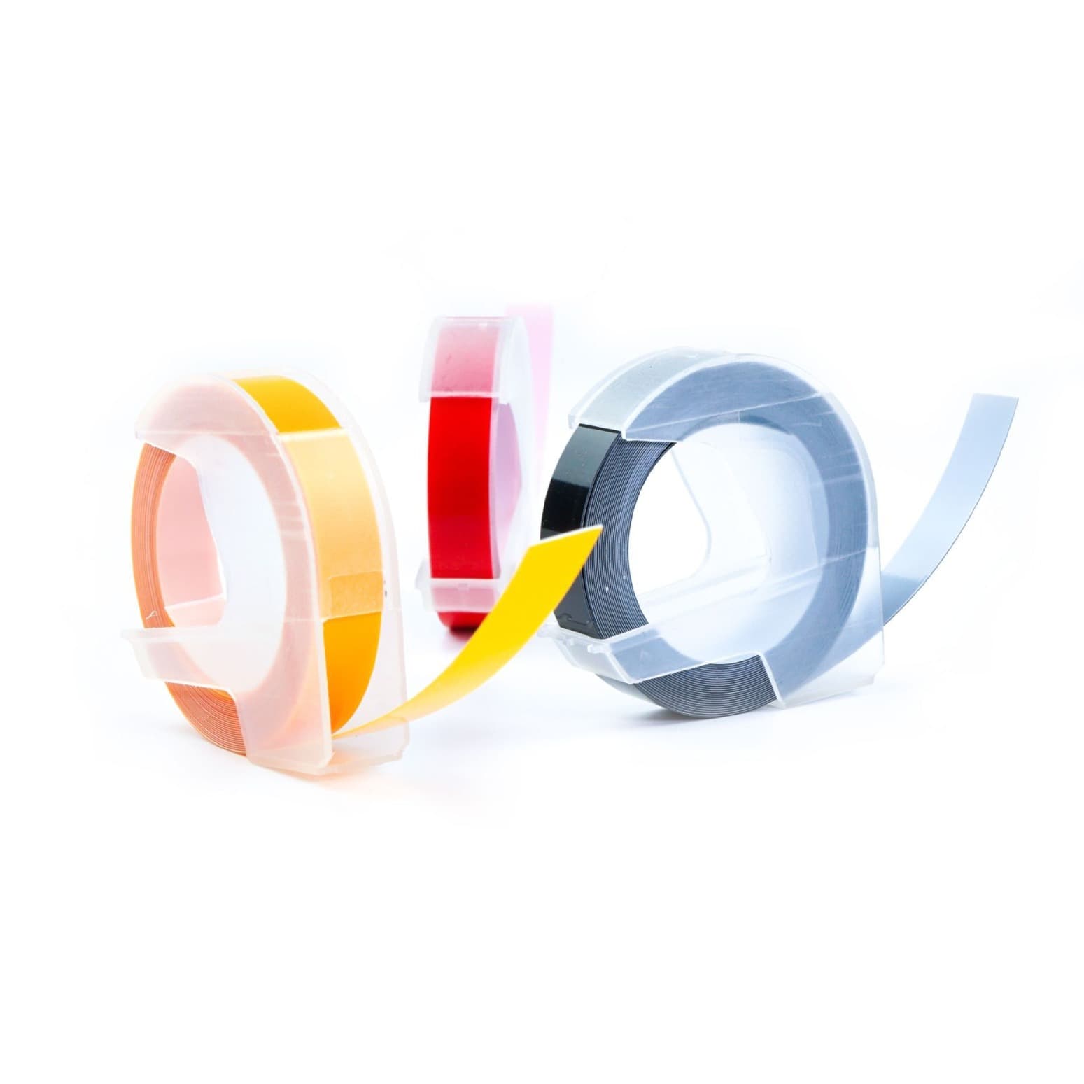 Compatible with DYMO Delta 12965 1610 Korean motex manual embossing plotter 3D concave and convex label tape 9m