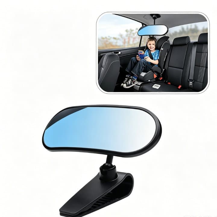 Current car baby viewing mirror car rear rear view mirror wide-angle children's observation auxiliary large field rearview mirror