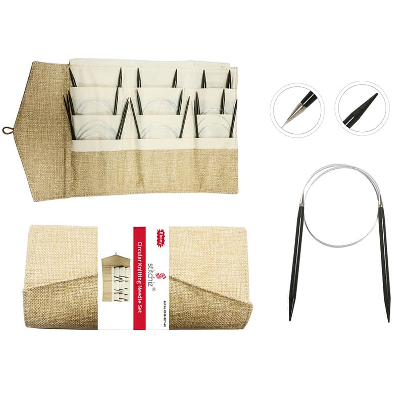 stitchiz rosewood high-quality circular sweater needles for knitting sweaters and knitting sweaters for home use C106