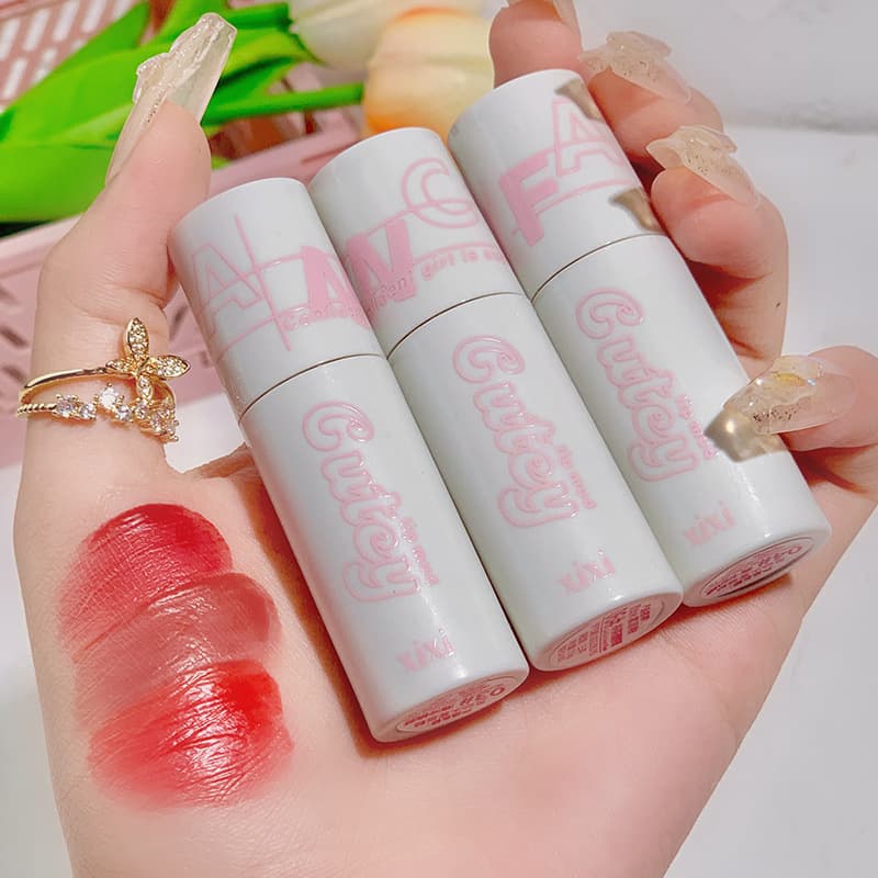 Xixi Water Mist Nude Matte Lip Glaze Clear and Glossy Mirror Finish Lip Gloss for a Luxurious Look, Daily Use to Enhance Fairness and Brighten Complexion