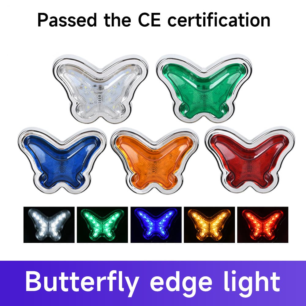 24V LED Truck Side Lights Cargo Side Lights Butterfly Bus Side Lights