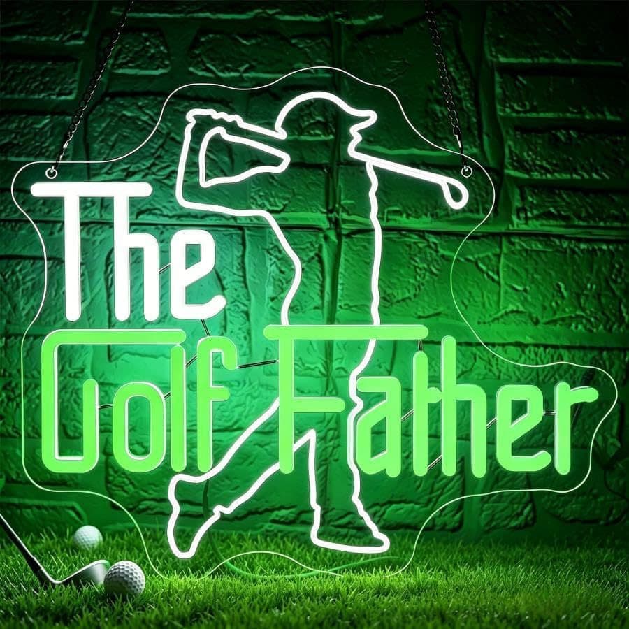 Golf themed neon lights golf club store luminous sign leisure bar wall check-in decorative lights