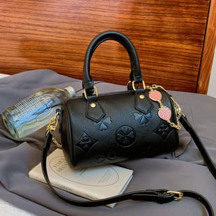 Printed Handbag Boston Bag Women 2026 New Classic Monogram Light Luxury Versatile Crossbody Bag Premium Pillow Bag