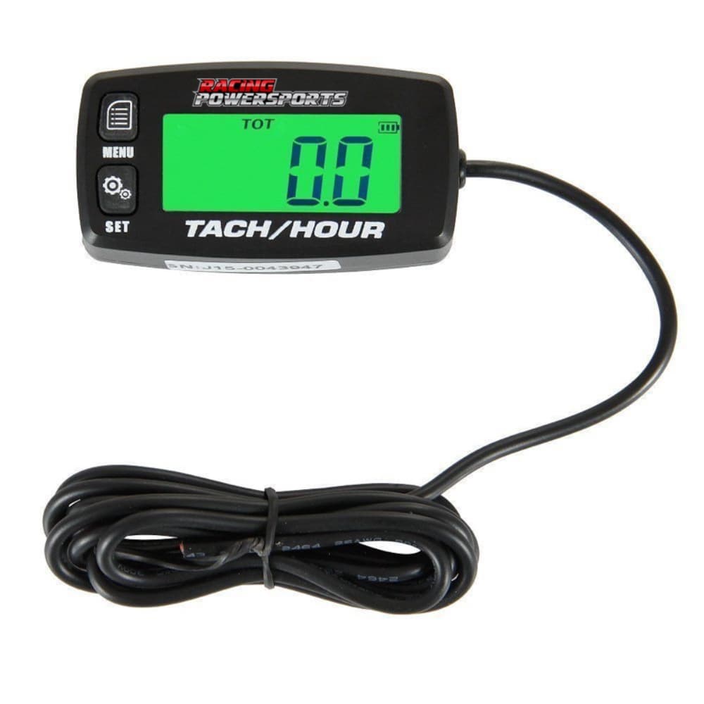 Racing car tachometer, timer, replaceable battery maintenance reminder, replacement for Koso tachometer