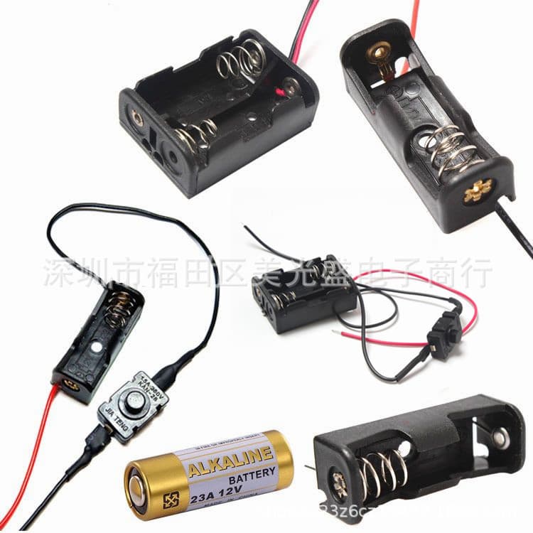 12V23A Battery 27A Battery Box N Number Box 23A Seat Connection Wire Car Remote Control