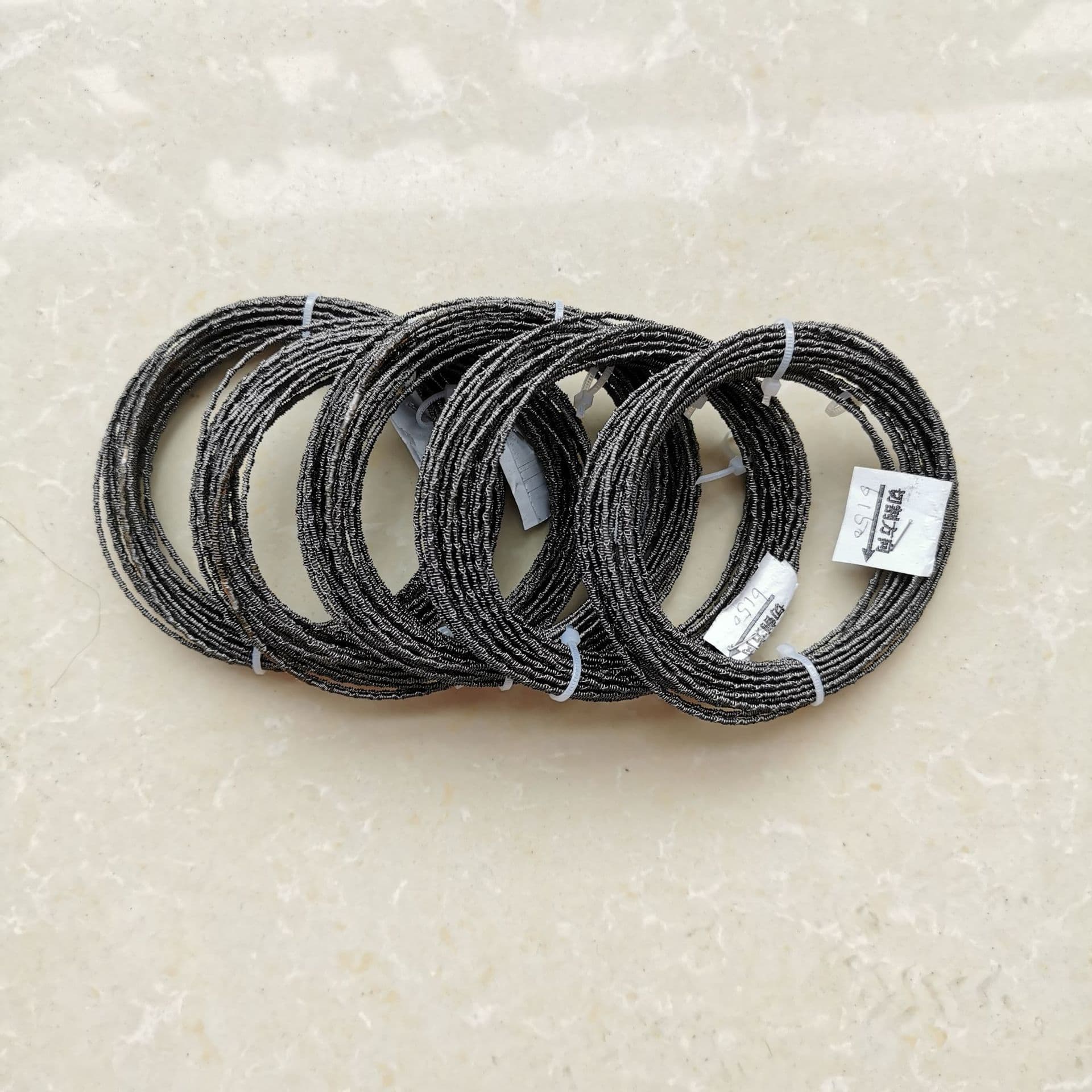 Black Single-Edge Cutting Saw Wire, Computer Profile Wire Saw, Knife Saw Blade, Ring S7500 Cutting Wire, Fully Stocked