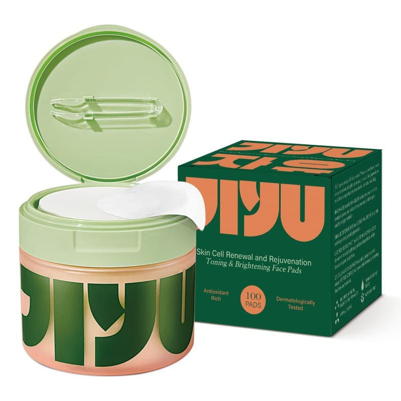 Centella Asiatica Cotton Pads JIYU Skin Cell Renewal Brightening Face Pads Cross-Border