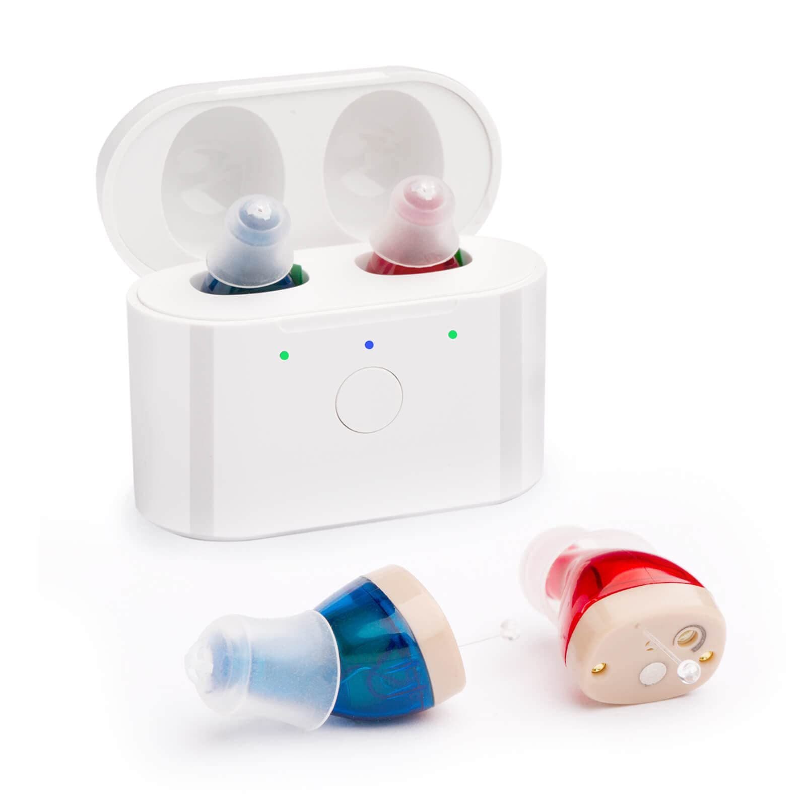 Wenatone Cross-Border In-Stock Hearing Aid for Seniors, Sound Amplifier for Deafness and Hearing Loss, Rechargeable In-Ear and Behind-the-Ear Style