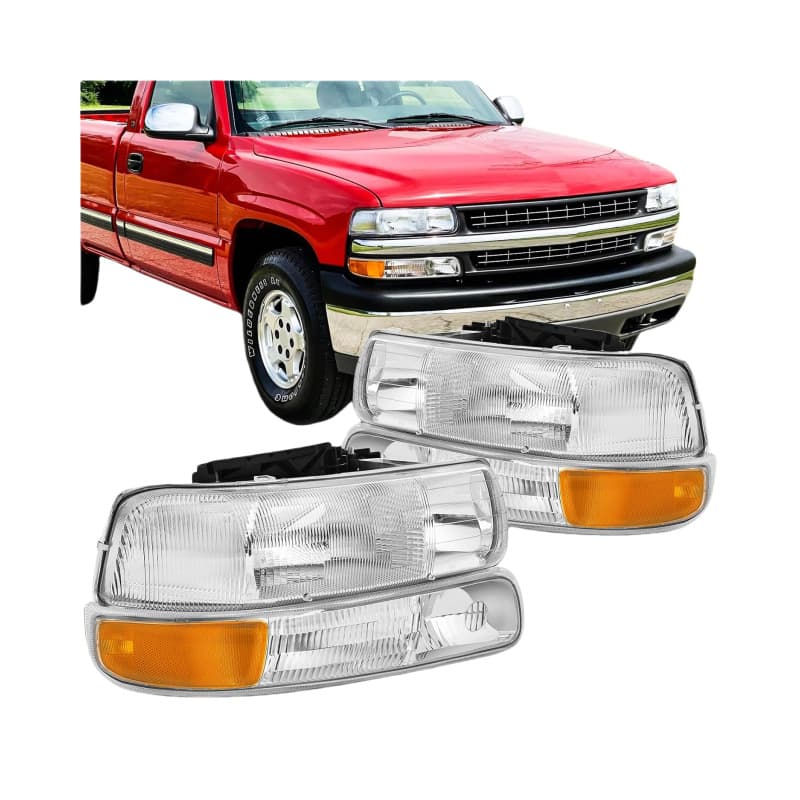 Compatible with 1999-2002 Chevrolet Suburban Headlight Front Lamp Stylish Headlamp