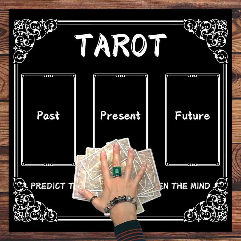 Tarot Card Mat Tarot Tablecloth Tarot Table Mat Cloth Room Decoration Anti-Slip Wear-Resistant Mat