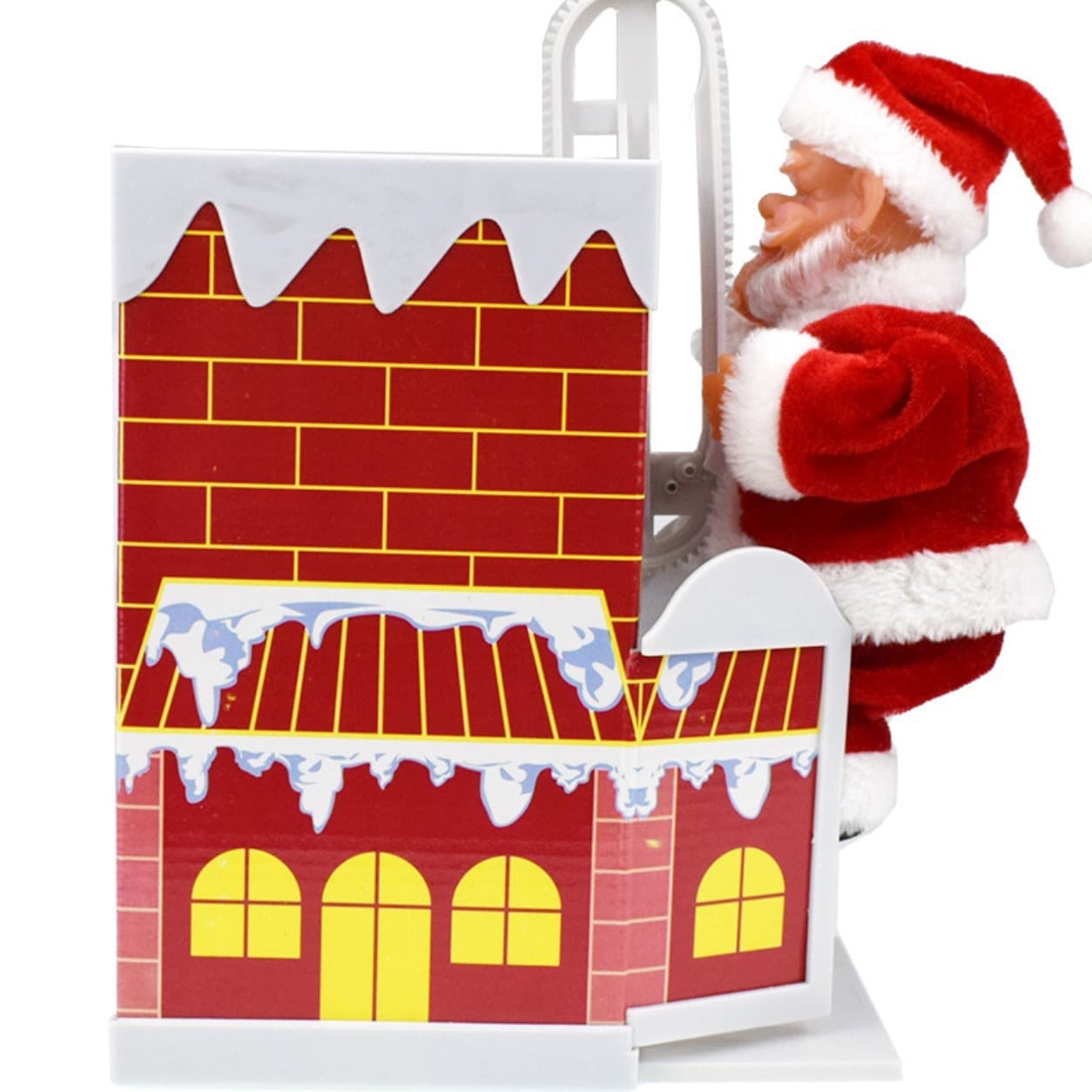 Chimney-Climbing Santa Claus Climbing Beads Ladder Rope Christmas Decoration Santa Claus Children's Gift Toy Cross-Border