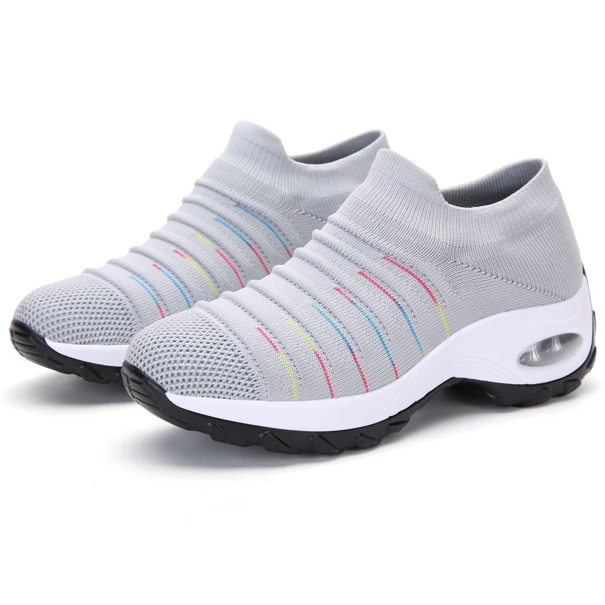 2089 socks, shoes, large size cross-border shoes, one-step air cushion shoes, heightening shoes, jazz dance fashion mom shoes