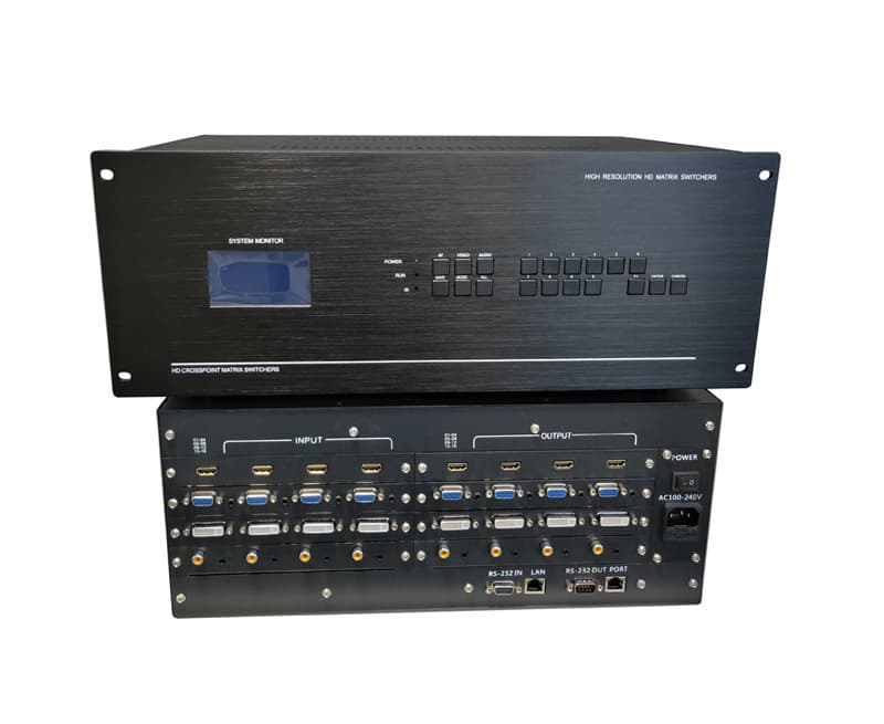 Multi-Specification Seamless Splicing Hybrid Matrix 16-in-16-out 4/8/12/24/32 High-Definition Digital Conference Processor