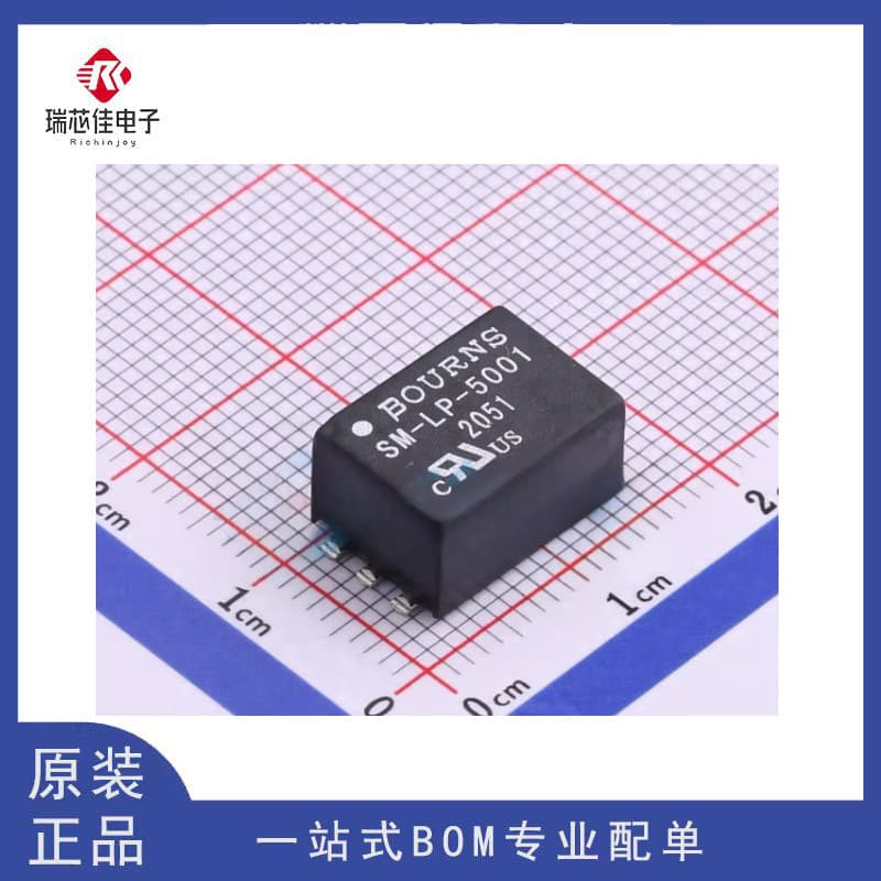 Brand New Original SM-LP-5001E SMD Audio Transformer 1:1 Isolation, SM-LP-5001 BOURNS