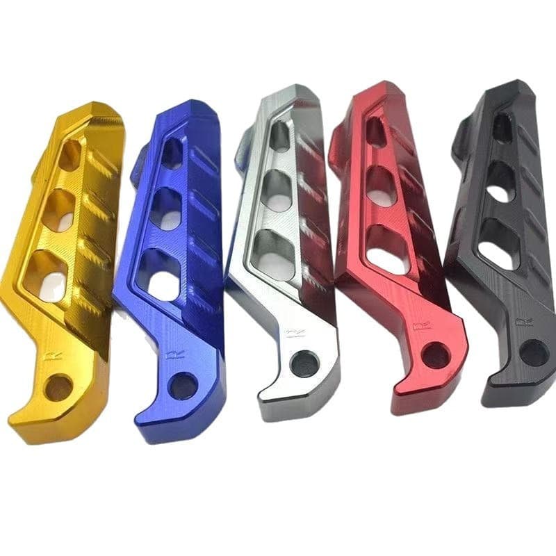 CNC Alloy Foot Pegs for Yamaha Motorcycle Modified Rear Footrests, Thickened Load-Bearing Anti-Slip Left and Right Pedals