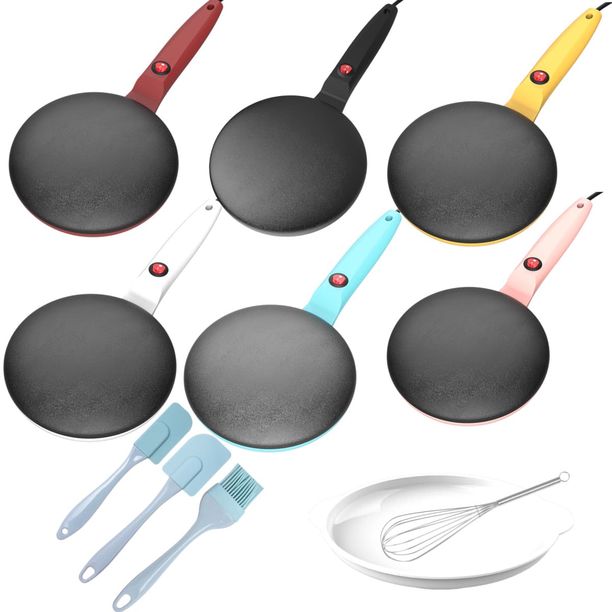 110V Home Use Thin Pancake Machine Spring Roll Skin Electric Frying Pan Thousand Layer Skin Pancake Pan Griddle