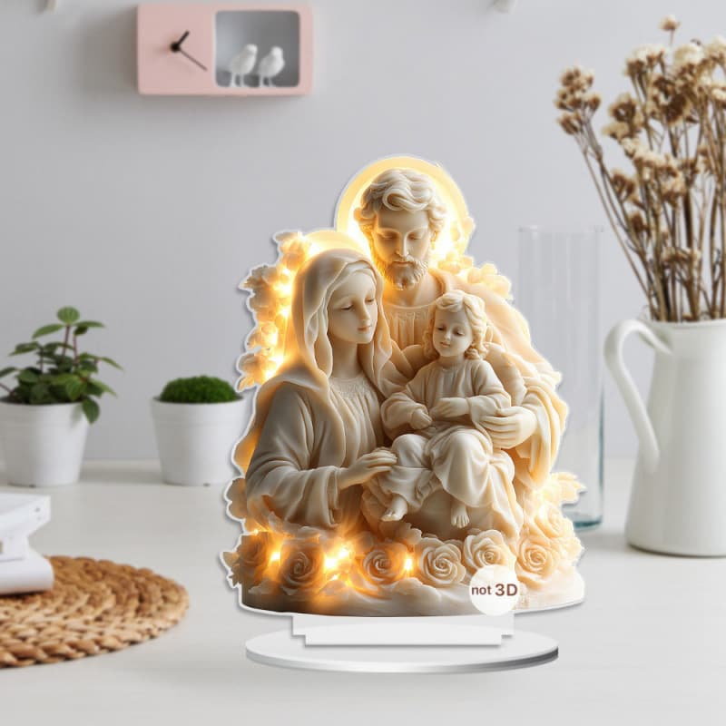 Popular Mother's Day Warm Family Protects Acrylic Garden Decoration Props for Giving Gifts and Ornaments
