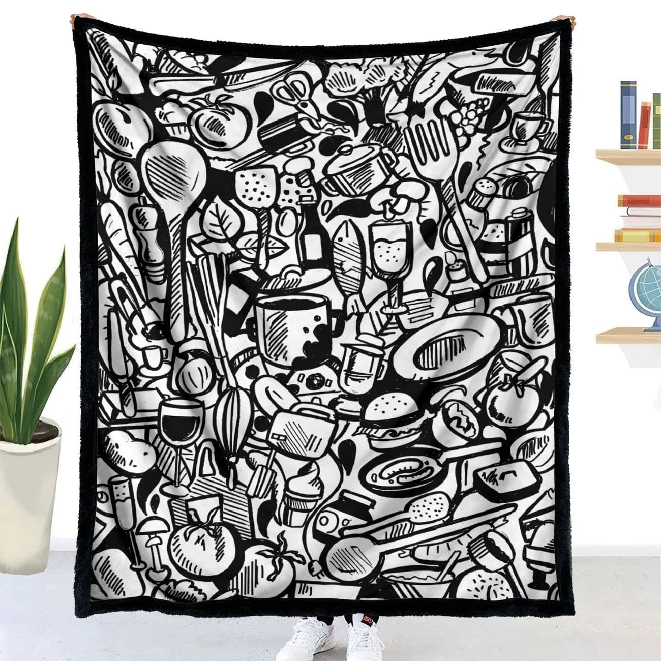 Factory Direct Children's Educational DIY Coloring Blanket with Hand-Painted Color Pens