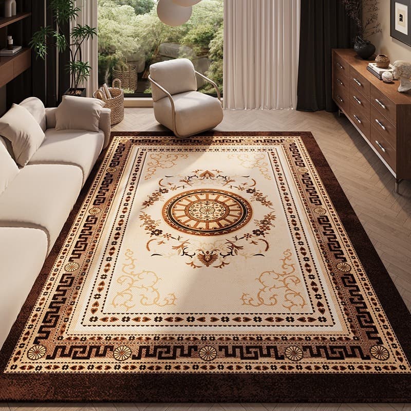 New Velvet Living Room Rug Nordic Style Sofa Coffee Table Mat European Bedside Carpet Amazon Dropshipping