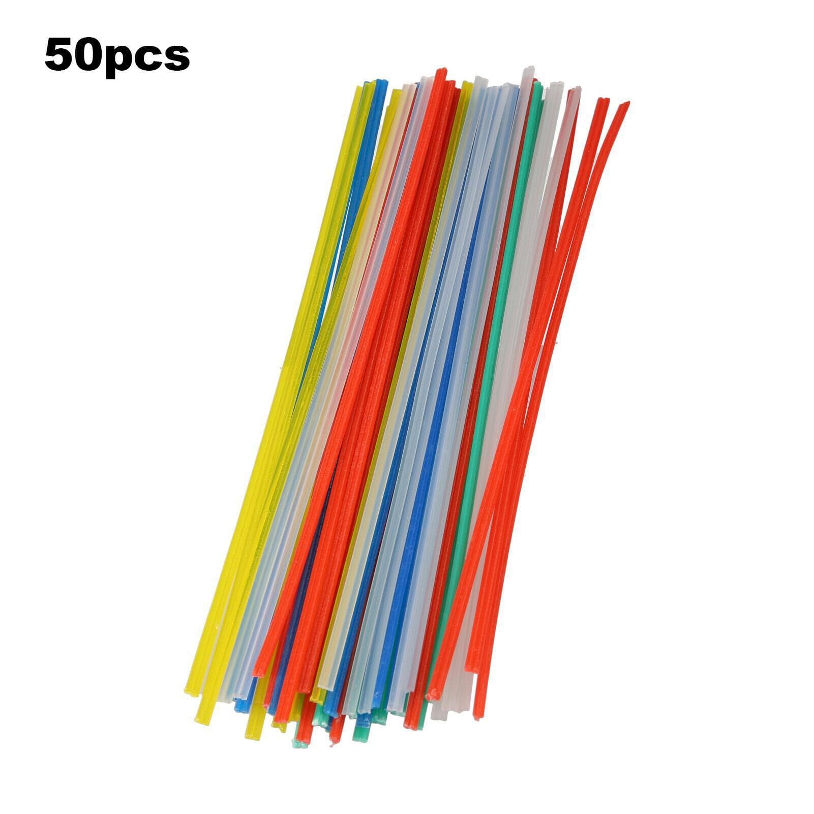 Car bumper repair machine, plastic welding machine, welding gun, PP plastic welding rods (white, yellow, red, blue, modified green, five colors, 50pcs)
