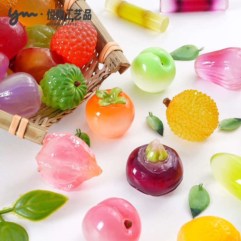 Glow-in-the-Dark Fruit House Gradient Large Wax Apple Lantern DIY Decoration Blind Bag Matching Accessories Small Figurine