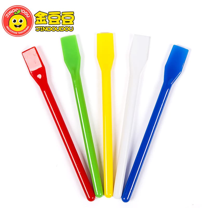 Kindergarten Craft Area Materials: Painting Mixing Sticks, Glue Applicators, Long-handled Color Mixing Strips